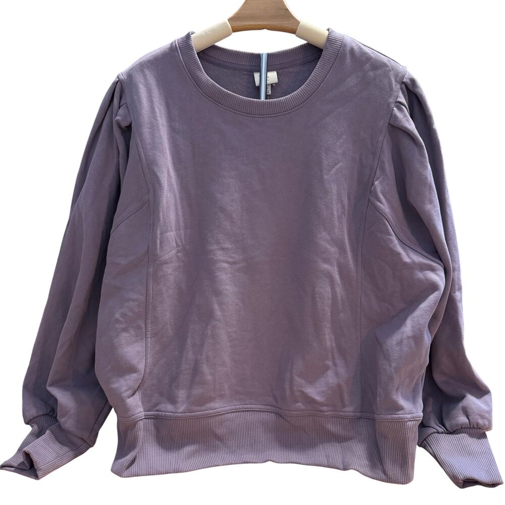A New Day Women's Purple Long Sleeve Fleece Sweatshirt - Size XXL - NWT